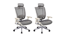 Load image into Gallery viewer, GM Seating Enklave XL Gray Mesh Executive Hi Swivel Chair