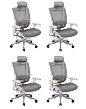 Load image into Gallery viewer, GM Seating Enklave XL Gray Mesh Executive Hi Swivel Chair