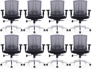 GM Seating Hampton Lota Mid-Back Work Chair (Black)