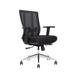 GM Seating Bitchair Ergonomic Mesh Office Chair - Adjustable Lumbar Support Computer Desk Chair with Height Adjustable Arms - Seat Depth Adjustable Executive Office Chair -  (Black)