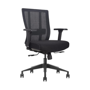 GM Seating Bitchair Ergonomic Mesh Office Chair - Adjustable Lumbar Support Computer Desk Chair with Height Adjustable Arms - Seat Depth Adjustable Executive Office Chair -  Black (Tangerine)