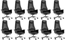 Load image into Gallery viewer, GM Seating Rexx Executive Chair - Ergonomic Design, Lumbar Support, Headrest, &amp; Padded Armrests - Durable Office Chair with Plush Cushioned Seat for Ultimate Comfort and Style