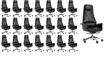 Load image into Gallery viewer, GM Seating Rexx Executive Chair - Ergonomic Design, Lumbar Support, Headrest, &amp; Padded Armrests - Durable Office Chair with Plush Cushioned Seat for Ultimate Comfort and Style