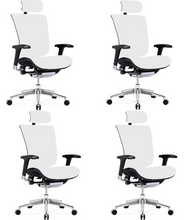 Load image into Gallery viewer, GM Seating Dreem XL White Genuine Leather Executive Office Chair