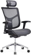 Load image into Gallery viewer, GM Seating Ergonomic Mesh Office Chair Dreem II Mesh Series, Black Mesh, Chrome Base (Headrest) - ERGOLUXSEATING.COM