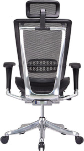 GM Seating Enklave XL Mesh Executive Hi Swivel Chair (Black) - ERGOLUXSEATING.COM