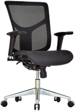 Load image into Gallery viewer, GM Seating Ergonomic Mesh Office Chair Dreem II Mesh Series, Black Mesh, Chrome Base (Headrest) - ERGOLUXSEATING.COM